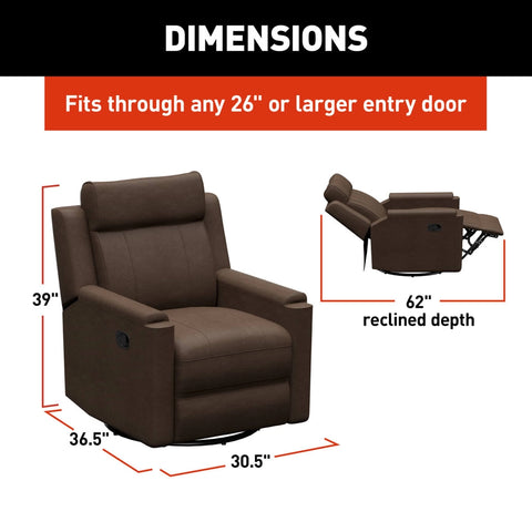Lippert | Thomas Payne Signature | Swivel Glide Recliner | 2024044208 | 32.5" | Satula