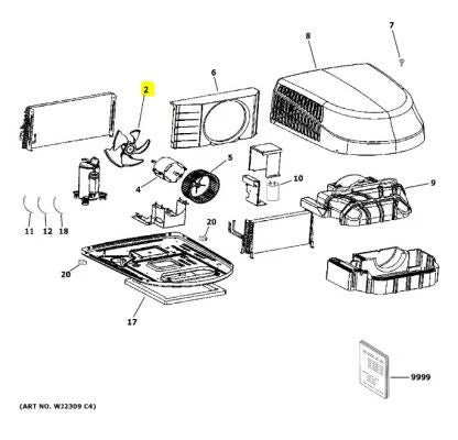 GE Appliances | Fan Blade | WJ73X25397 | Fits ARC, ARH Models