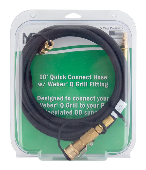 AP Products | Portable Grill Conversion Kit with Female QD | ME36QP | 120" | Weber Q