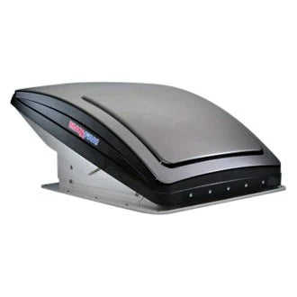 MaxxAir | MaxxFan Deluxe - 10 Speed | 00-06200K | Intake / Exhaust | Manual Lift | Smoke