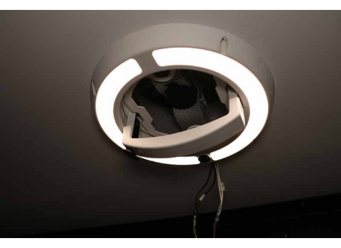 MaxxAir | Maxxfan Plus Dome | 00-03810B | Manual Lift | LED Light | 12v | 6" | Black