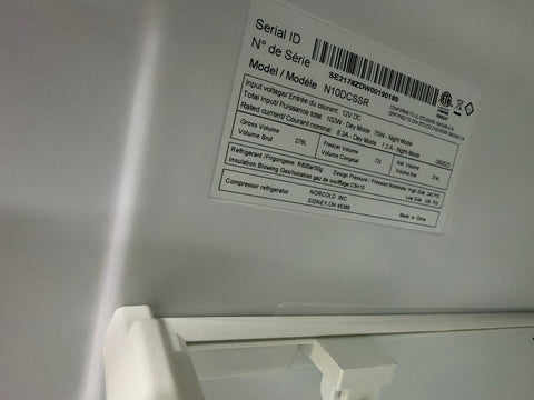 Norcold | Polar Series 12 Volt RV Refrigerator  | N10DCSSR-01 Scratch and Dent | 51141 | 10.7 Cubic Foot | Stainless Steel