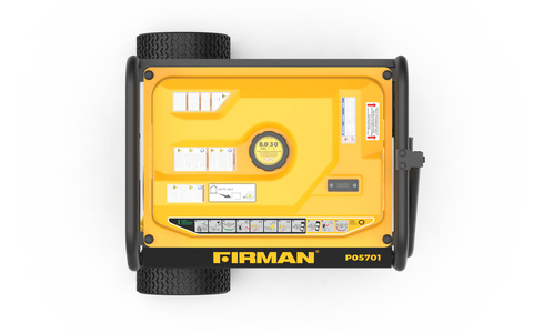 FIRMAN | 5,700 Watt Portable Generator | P05701 | Gas | 120/240V | with Wheels | Recoil Start