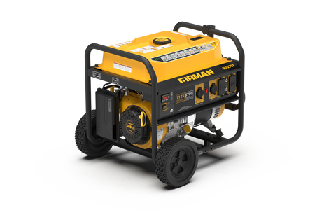 FIRMAN | 5,700 Watt Portable Generator | P05701 | Gas | 120/240V | with Wheels | Recoil Start