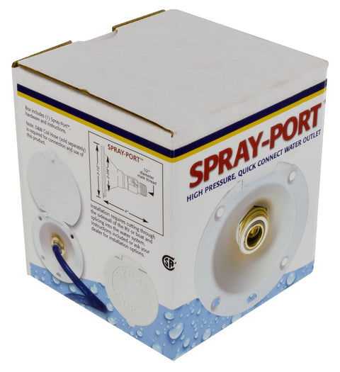 Valterra | Exterior Spray Port | PF147005 | White