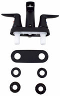 Matte Black RV Shower Faucet PF223704 with Mounting Hardware and Gaskets - Bottom View | United RV Parts