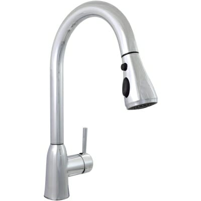 Valterra | Slimline Single Handle w/Power Boost Pull Down Kitchen Faucet | PF231366 | Chrome