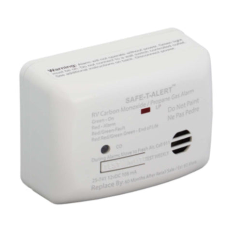 MTI Industries | Mini Dual LP/CO Alarm | Surface Mount | 25-741-WT | White