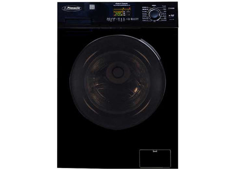 Pinnacle | Clothes Washer / Dryer Combo Unit | 22-4600LB | Front Load | 110 Volt AC | 15 LB Load Capacity | 11 Wash Cycles And 3 Dry Cycles | Black