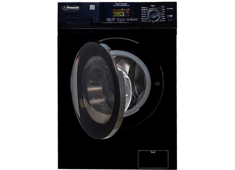 Pinnacle | Clothes Washer / Dryer Combo Unit | 22-4600LB | Front Load | 110 Volt AC | 15 LB Load Capacity | 11 Wash Cycles And 3 Dry Cycles | Black