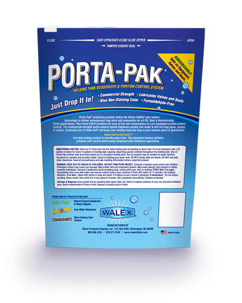 Walex | Porta-Pak RV Toilet Freshener | PPRV10 | 10 Pack | Fresh Scent