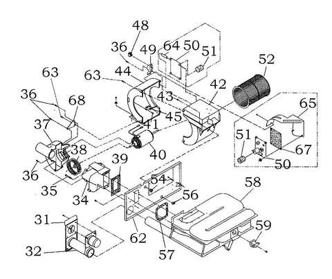 Suburban | Replacement Furnace Core for SF-35Q/SF-42Q | RP-35Q | RP-35Q | 2609A