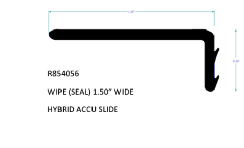 BAL | Norco RV Slide-Out Wipe Seal | Clip-On | R854056 | 25' Roll