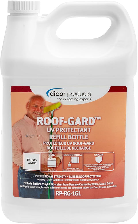 Dicor | Roof-Gard Rubber Roof Protectant | RP-RG-1GL | 1 Gallon