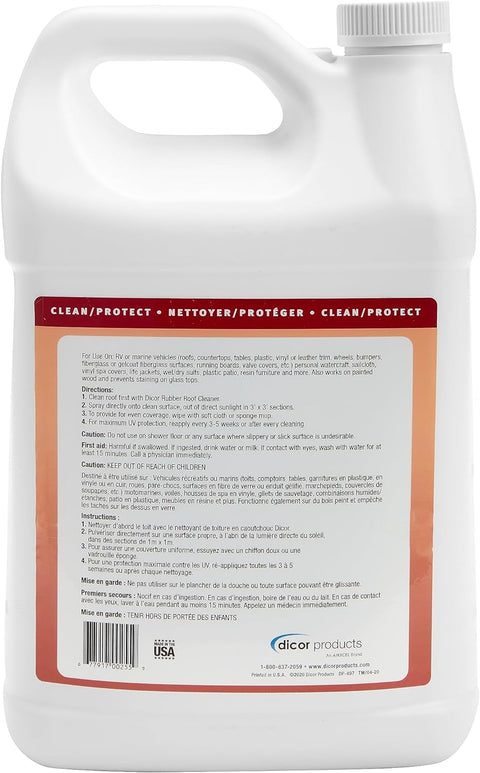 Dicor | Roof-Gard Rubber Roof Protectant | RP-RG-1GL | 1 Gallon