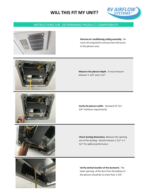 RV Airflow System | for Dometic Freshjet 3's | RVAF-FJ-KIT |