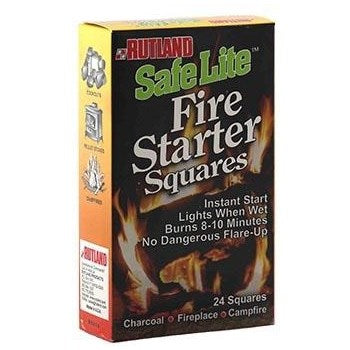 Rutland | Campfire Starter Squares | SKU# 50C | Set of 24 Squares