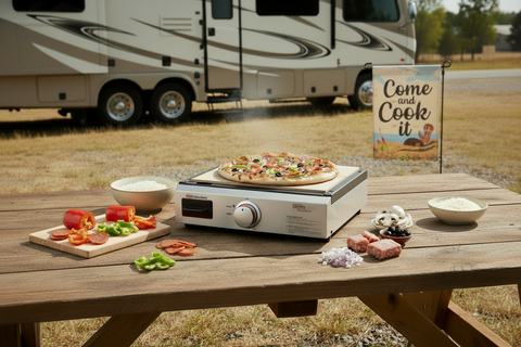 Invision | 18” Griddle (BASE ONLY) | 4032A | Male Quick Connect (RIGHT SIDE)