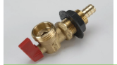 Flair-It | PEX 1/2" WASHING MACHINE VALVE | 51186 | Red