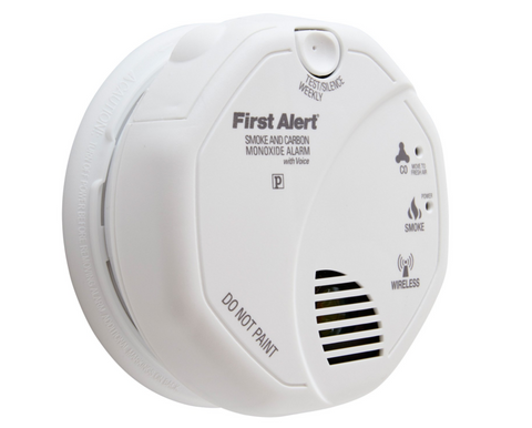 BRK Electronics | Carbon Monoxide Detector | Wireless Interconnect Battery with Voice | 1039339