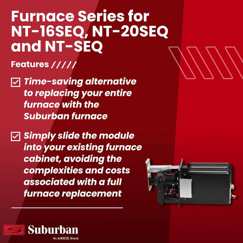 Suburban | Replacement Furnace Core | 2612A | RP-16NEQ | 16,000 BTU | Fits NT-16SEQ / NT-20SEQ