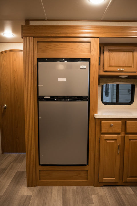Superior Products | Greystone 12V Refrigerator  | SP-RFG10.7BLKGL | 10.7 CU FT | BLACK