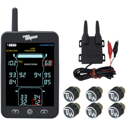 Valterra | TireMinder A1AS RV TPMS | TM22130 | with 6 Transmitters