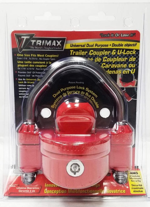 Trimax | Universal Narrow Body Trailer Coupler Lock | UMAX25