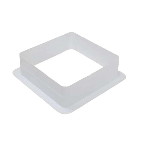 Ventline | RV Roof Vent Garnish | VA0445-36 | 4-1/8" Depth | White