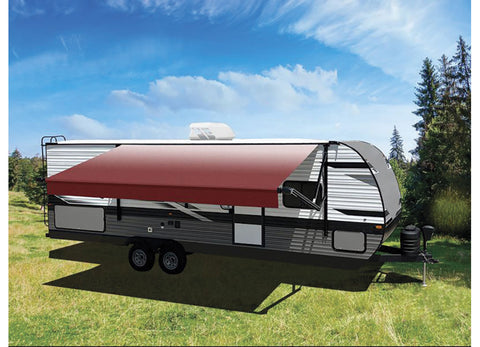 Velarium | Universal Cut-to-Fit Awning Fabric | VAF022005 | Burgundy Fade | 22'