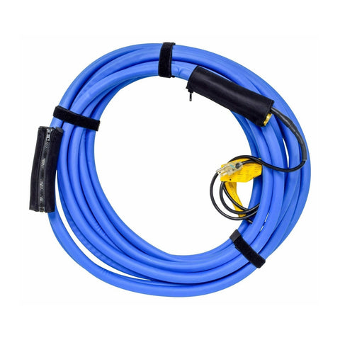 Valterra | 50’ Heated Fresh Water Hose | W01-6350 | Heated | 5/8 Inch Diameter | 50 Foot Length | Rated To -20 Degrees Fahrenheit  | Blue