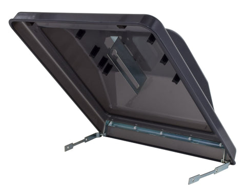 Valterra | Universal Replacement Roof Vent Lid - For Jensen/ Ventline/ Elixir / Ventadome Roof Vents  | A10-3376 | Polypropylene | With Mounting Hardware | Smoke