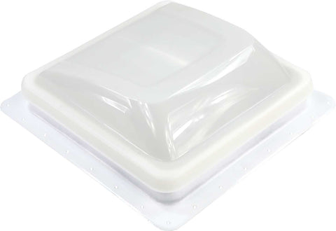 Ventline | Complete Powered Roof Vent | V2094-501-00 | 14" x 14" | Manual Open | White | 12v DC