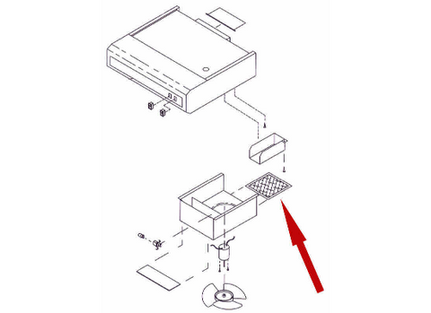 Ventline | Range Vent Hood Grease Filters | BCC0246-00 | 8" x 8" | Aluminum