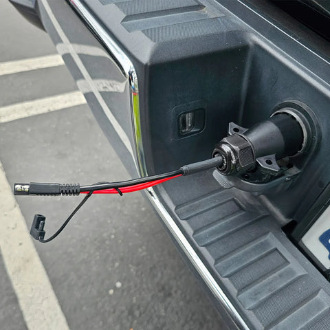 ViAir | 7-Way Power Access Adapter | 92935 | 7-Way Blade To 2-Pin Adapter | SAE 12v DC Power