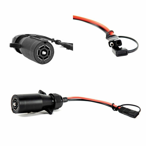 ViAir | 7-Way Power Access Adapter | 92935 | 7-Way Blade To 2-Pin Adapter | SAE 12v DC Power