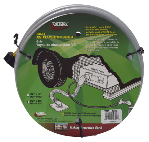 Valterra | Flushing Hose 1/2" x 25' Gray | W01-4300