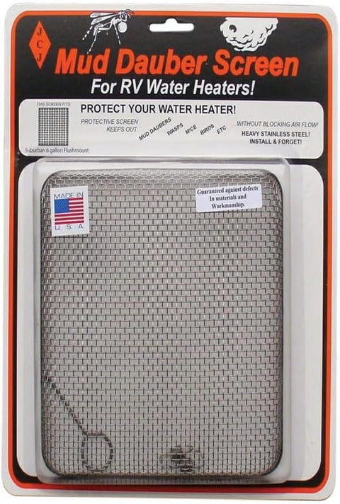 JCJ Enterprises | Mud Dauber Screen for Suburban 6 Gallon Water Heater | W600