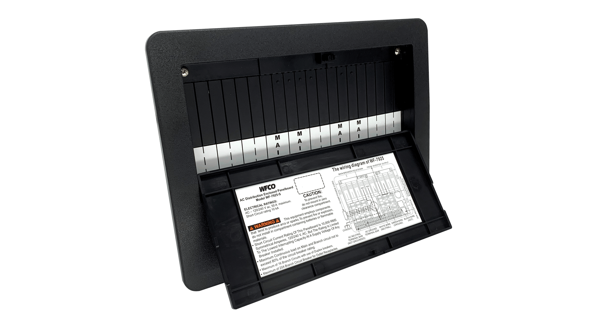 WFCO | AC Distribution Center | WF-7925-S | 120/240 Volts | 50 Amp