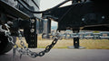 Andersen 3324 Weight Distribution Hitch Installed on Trailer - Towing Close-Up | United RV Parts