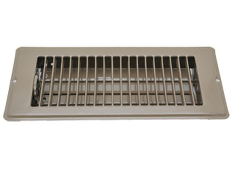 AP Products | Heating/Cooling Register  | 013-628 | 4 X 10 | Brown