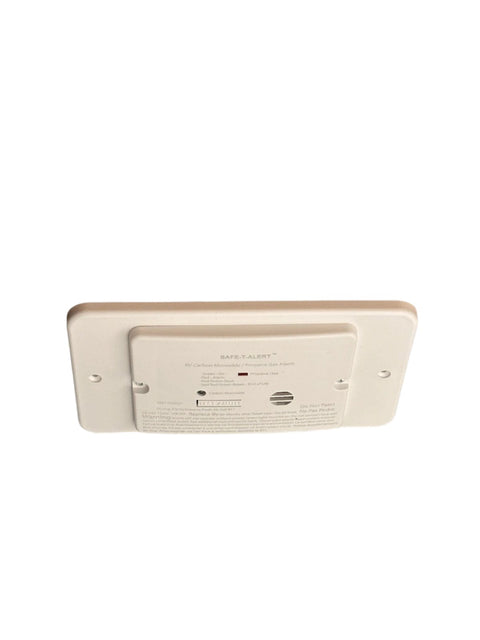 MTI Industries | Mini Dual LP/CO Alarm | Flush Mount with Trim Ring | 25-742-WT-TR | White