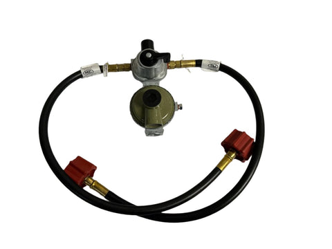 AP Products | LPG Hi-Capacity Auto Changeover Regulator | MEGR-253HP-PT24 | 24" Hoses