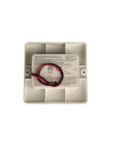 MTI Industries | Dual LP/CO Alarm | Flush Mount | 45-742-WT | White