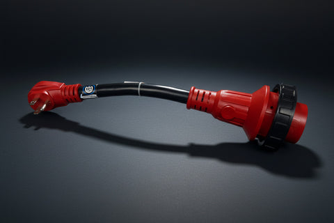 Valterra | RV Power Cord Adapter 15A Male to 30A Female Detach Adapter | A10-1530D | 12"
