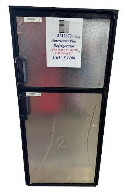 Dometic | RV Refrigerator | DM2672-04 SCRATCH AND DENT | 9600007181 | 6 Cubic Feet | Americana II