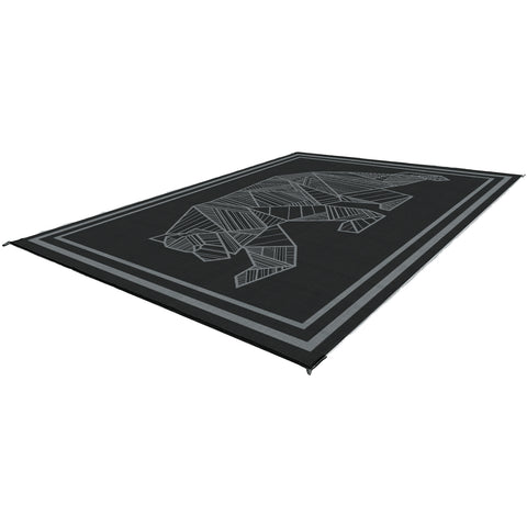 KUMA | Bear Outdoor Mat | 480-KM-RVMB-GB-12 | Black/Grey | 12' x 9'