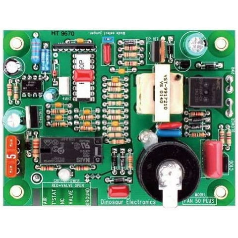 Dinosaur Electronics | Universal Ignitor Board | FAN50PLUSPINS | For Suburban® and Atwood® / HydroFlame® Furnaces with Fan Control Features