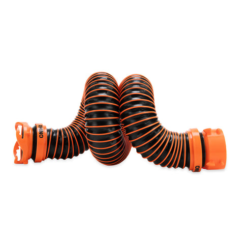 Camco | RhinoEXTREME Exoskeleton RV Sewer Hose Extension | 39865 | 5' | with Swivel Bayonet and Lug