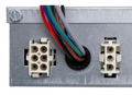PXXACRG12RB Relay Box Dual Connector Port Detail - Bottom Panel Close-Up | United RV Parts